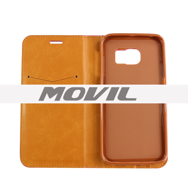 NP-2659 Funda de cuero para Samsung Galaxy S6 -5